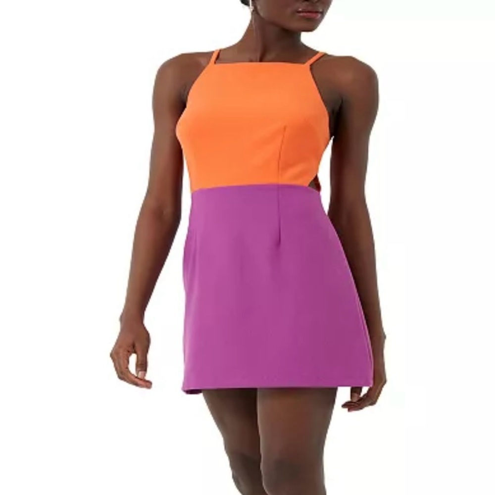 French Connection Colorblock Dress - Picture 3 of 8